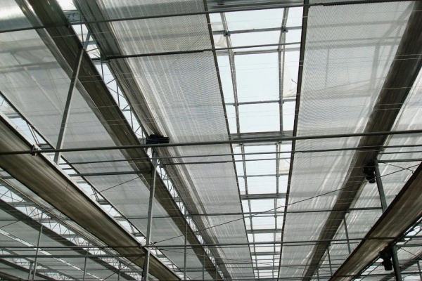 sistem shaing rumah hijau-jaring pelindung skrin aluminium